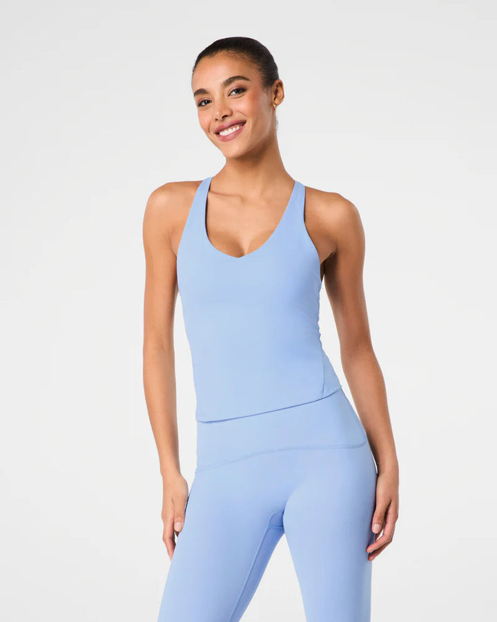 Get Moving V-Neck Shelf Tank