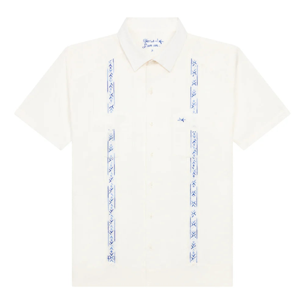 Tejas Guayabera - Ivory Cielo