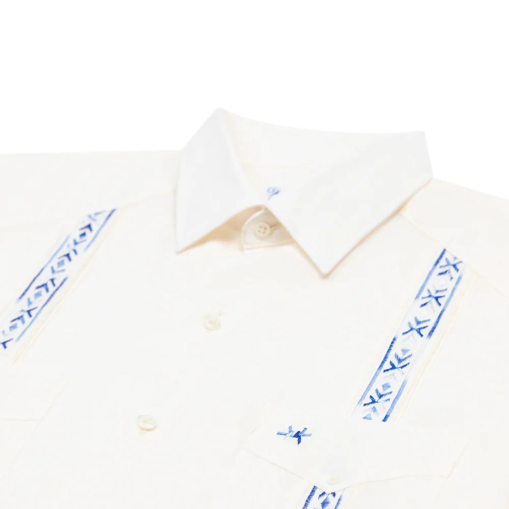 Tejas Guayabera - Ivory Cielo