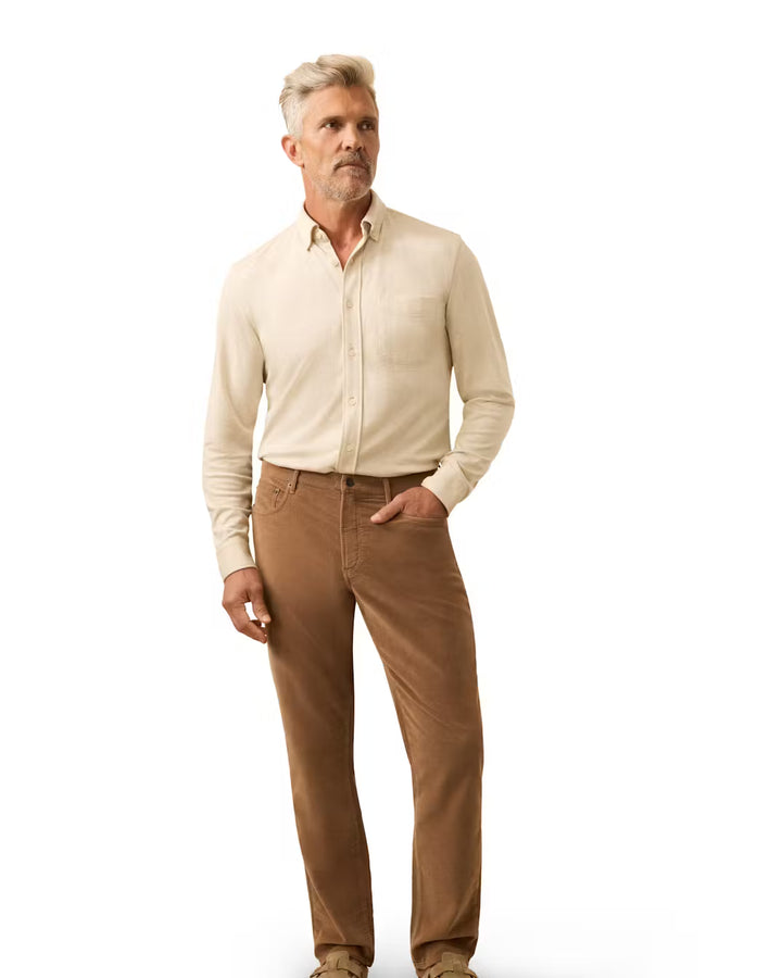Stretch Terry Corduroy 5-Pocket Pant