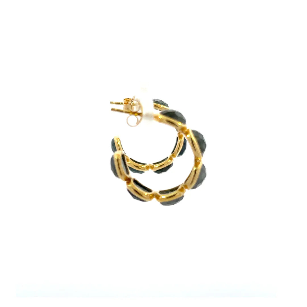 Labradorite Horizon Hoops
