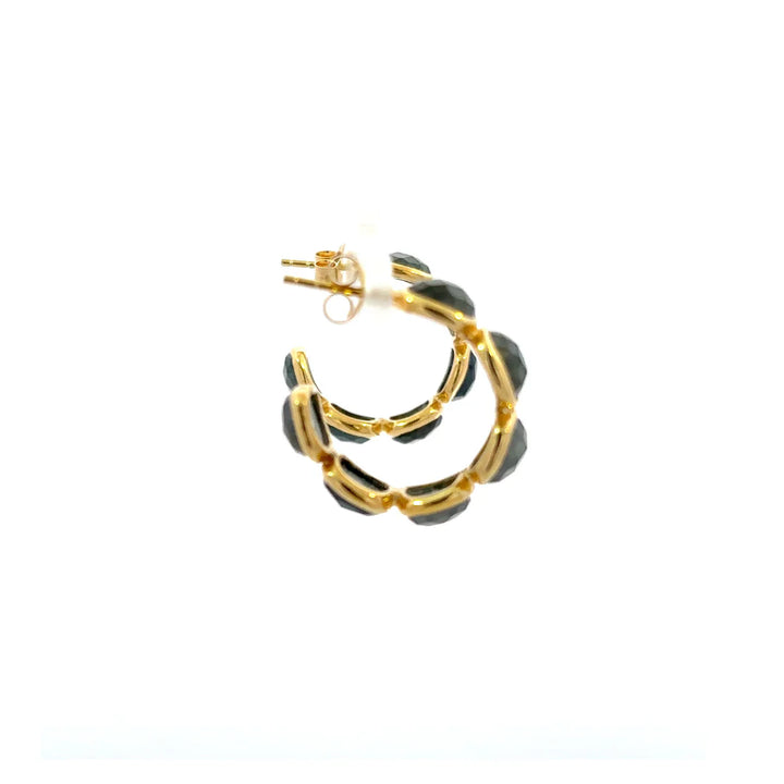 Labradorite Horizon Hoops