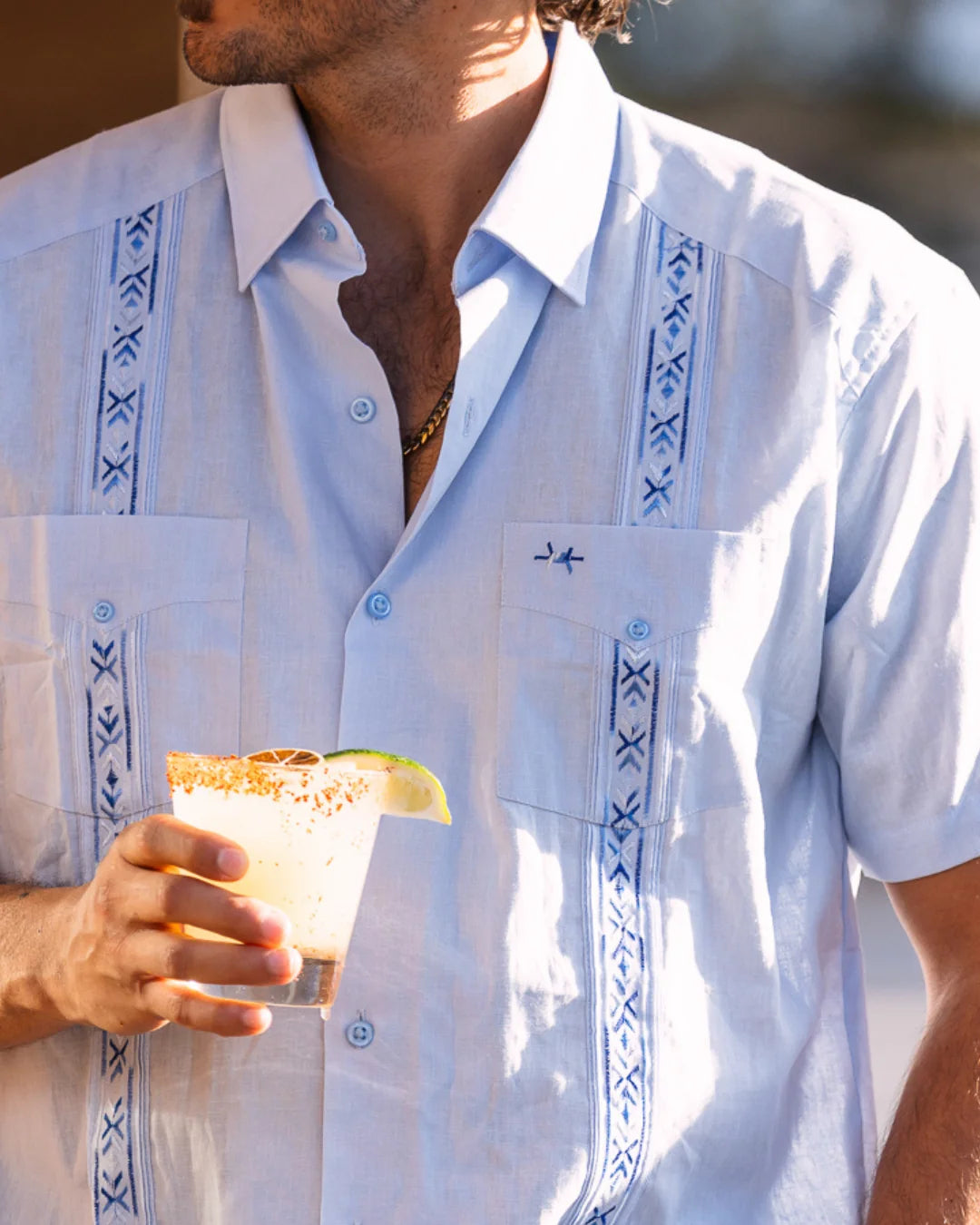 Tejas Guayabera - Benavides Cielo