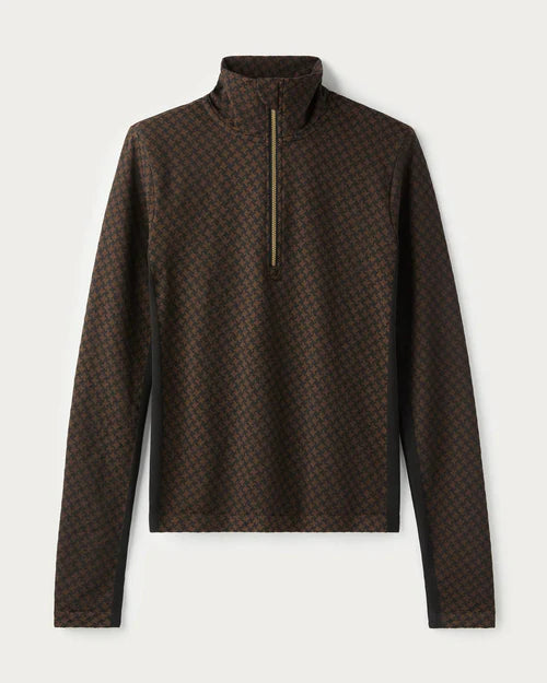 Après Houndstooth Seamless 1/4 Zip