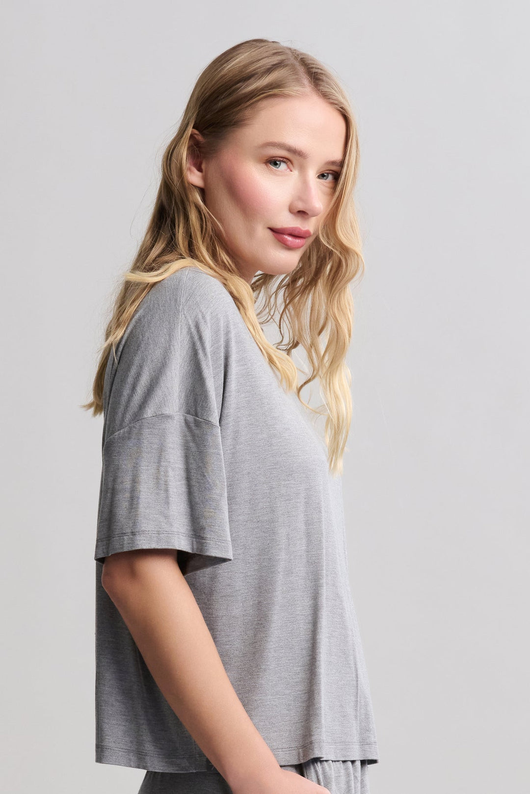 Ultra Soft Jersey Short Sleeve Boxy Tee