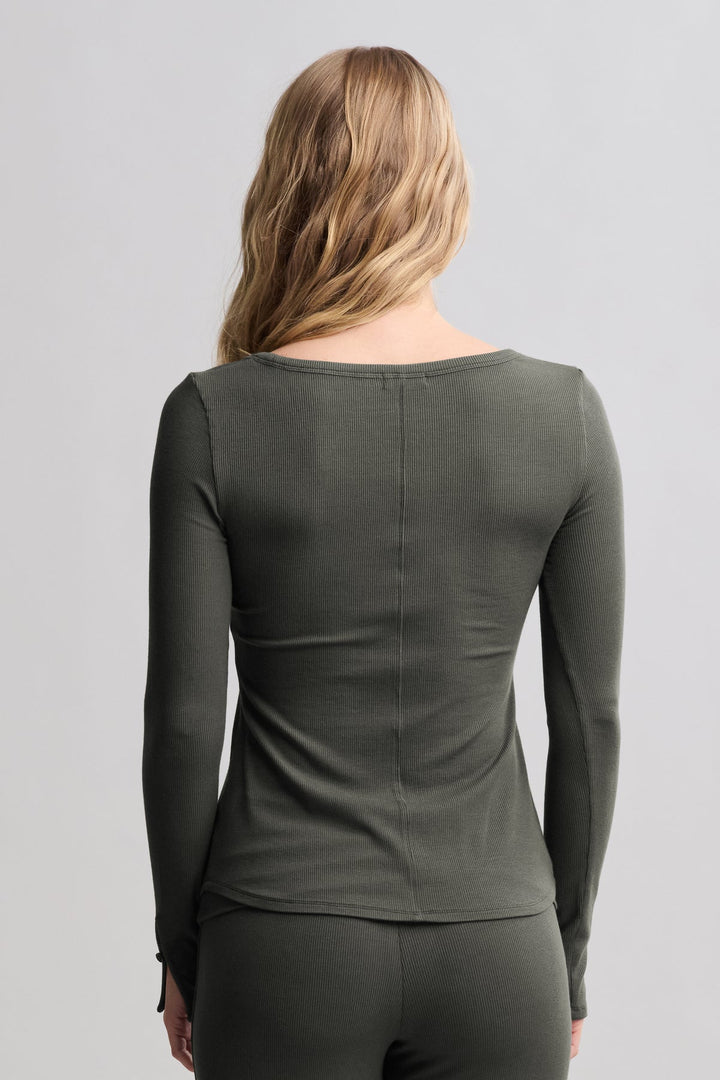 Ultra Soft Rib Long Sleeve Tee