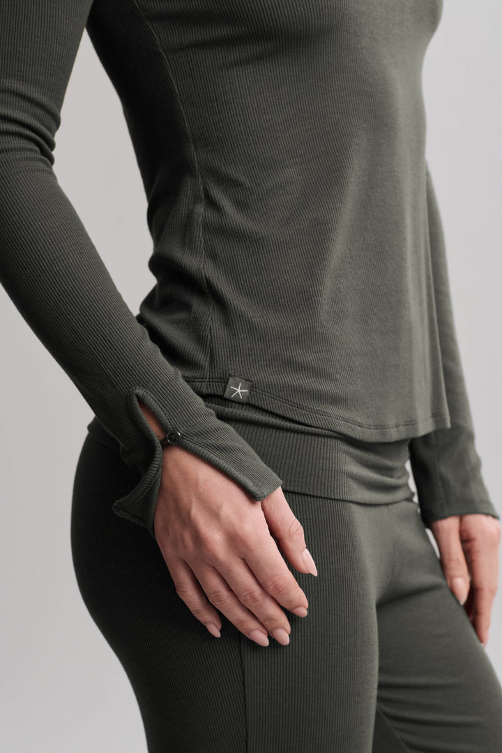 Ultra Soft Rib Long Sleeve Tee