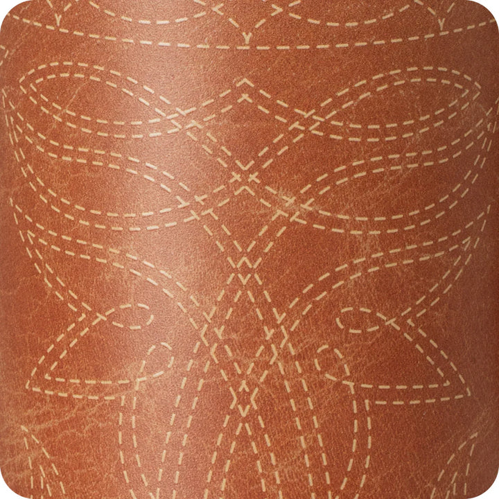 Saddle Stitch Cognac Mega Mug 40oz