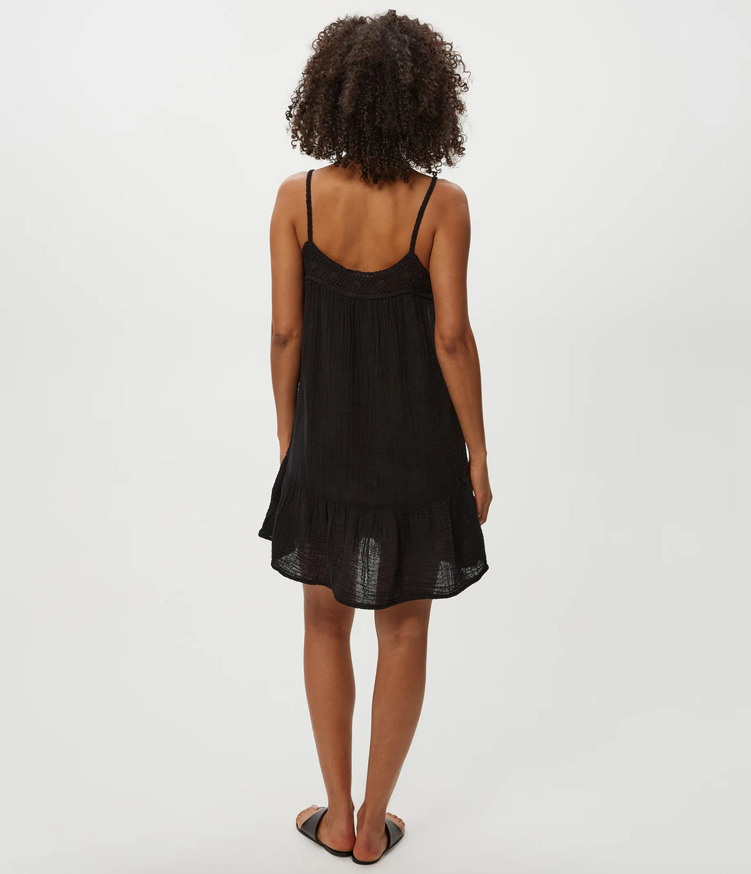 Emree Crochet Trim Mini Dress