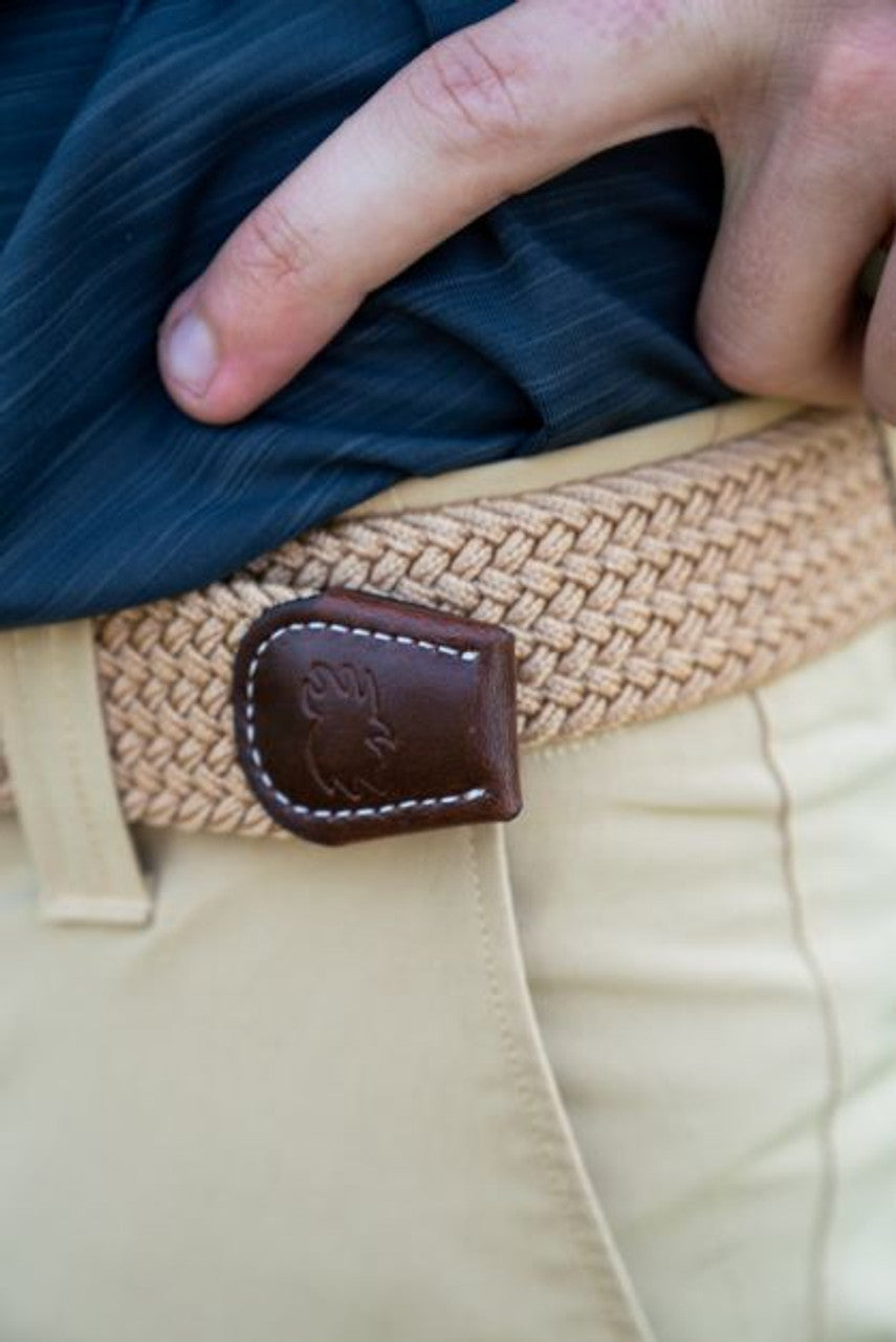 The Palm Beach Woven Stretch Belt