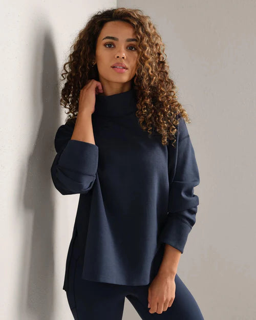 DreamGlow™ Mock Neck Pullover