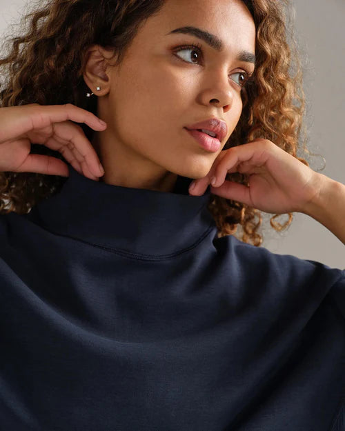 DreamGlow™ Mock Neck Pullover