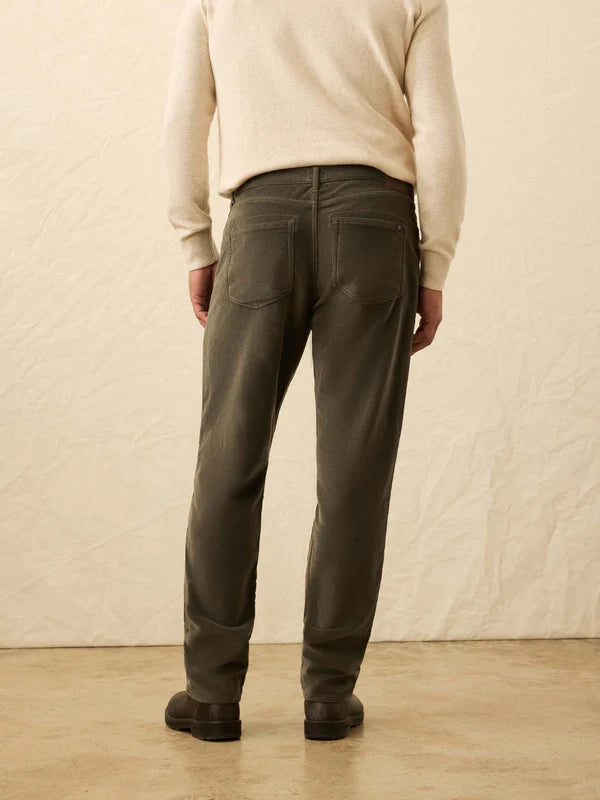 Stretch Terry Corduroy 5-Pocket Pant