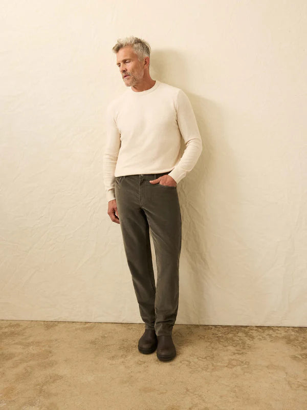 Stretch Terry Corduroy 5-Pocket Pant