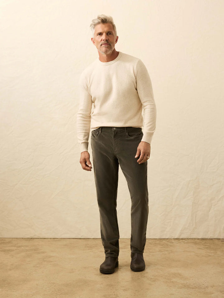 Stretch Terry Corduroy 5-Pocket Pant