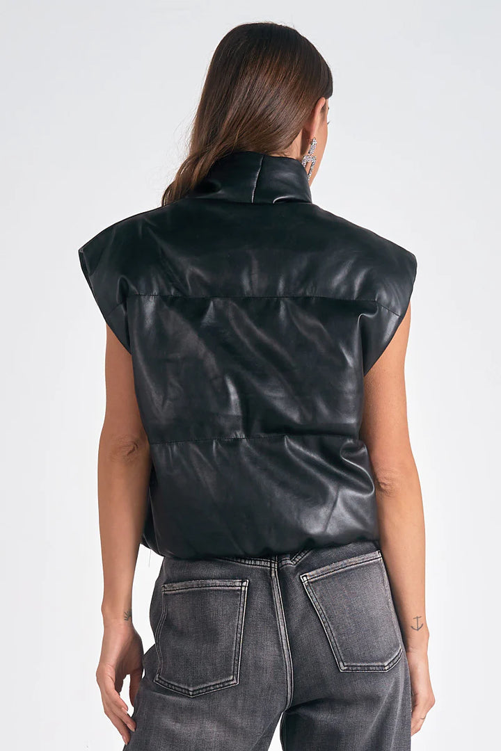 Skye Leather Vest