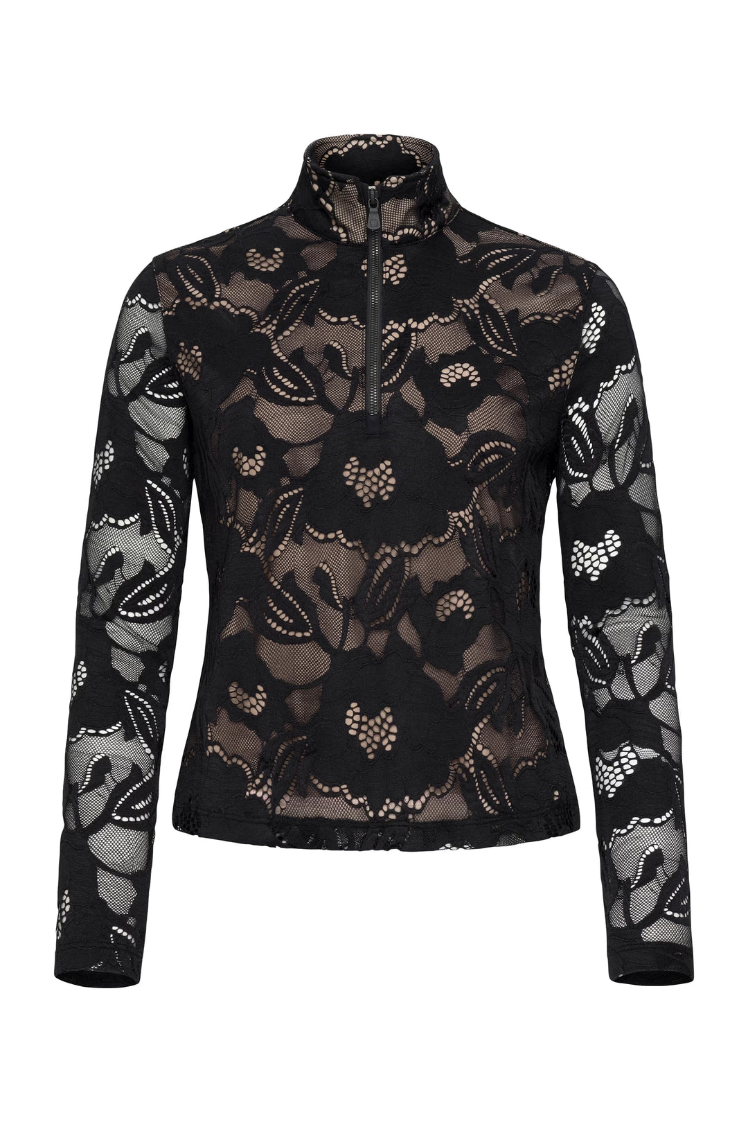 Lace Stacey 1/4 Zip Top