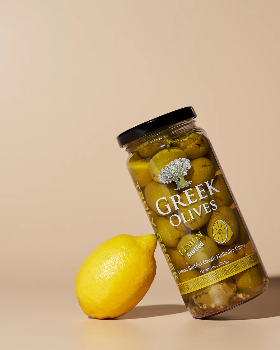 Truly Greek Lemon Stuffed Olives
