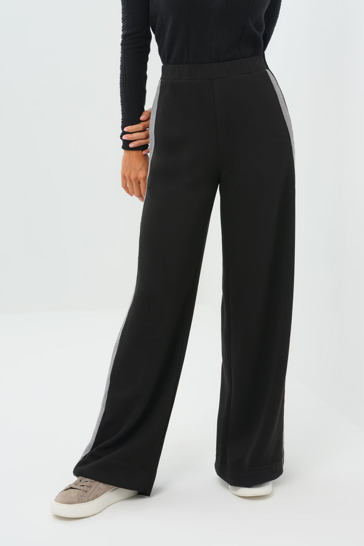 Mita Double-Knit Travel Ponte Wide Leg Pant