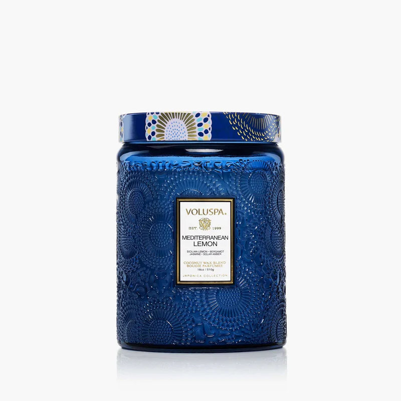 Mediterranean Lemon Large Jar Candle
