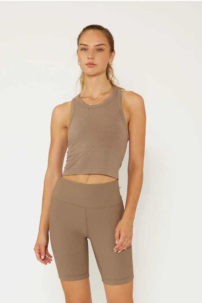 Mia High-Neck Tank Bra