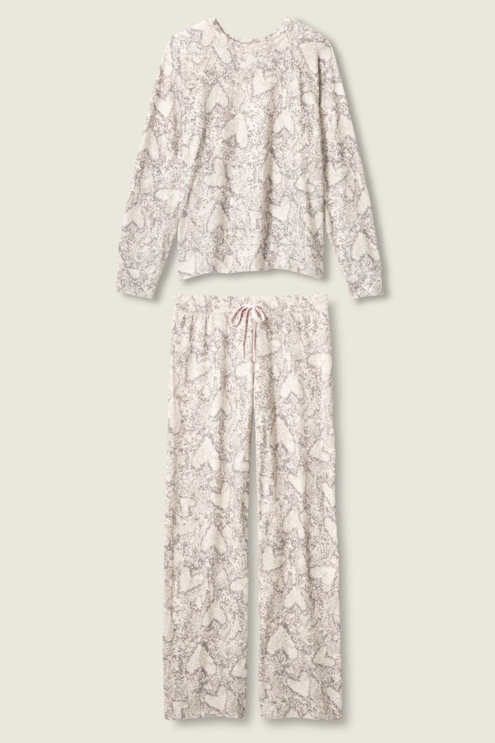 Heart Print Peachy PJ Set