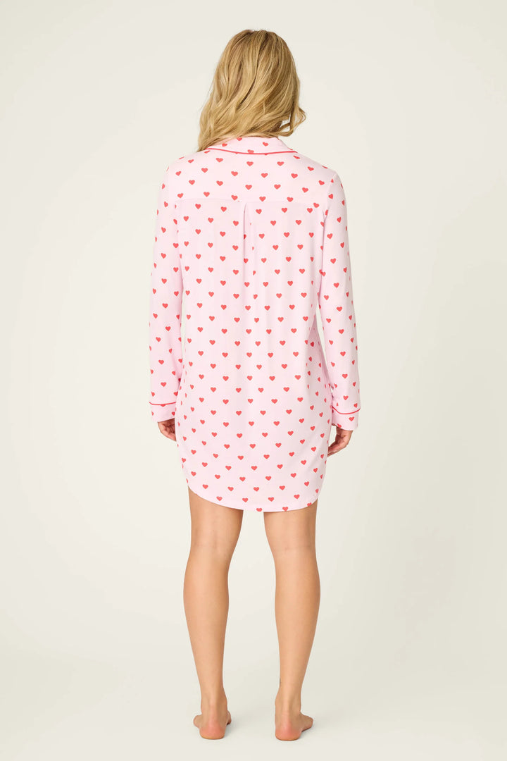 Wildest Dreams Heart Print Nightshirt