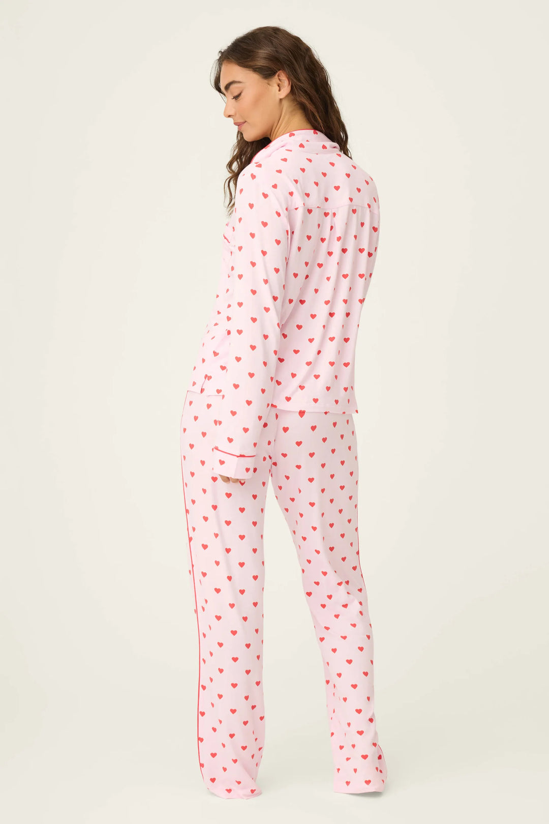 Wildest Dreams Heart Print 3-Piece PJ Set