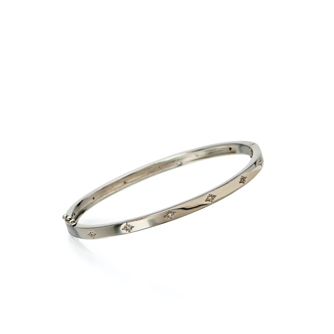 Diamond Starburst Bangle