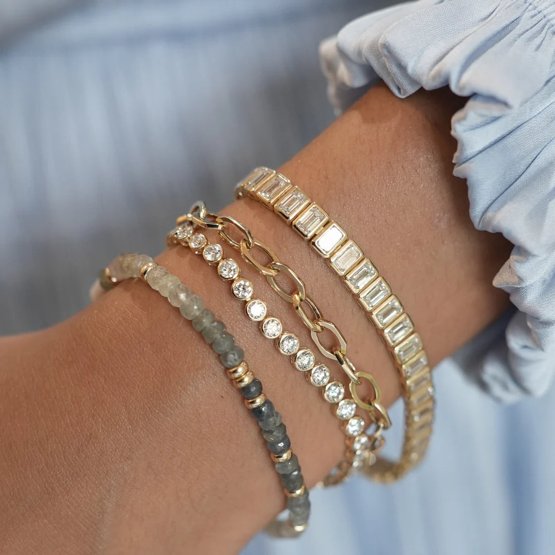 Octagon Chain Link Bracelet