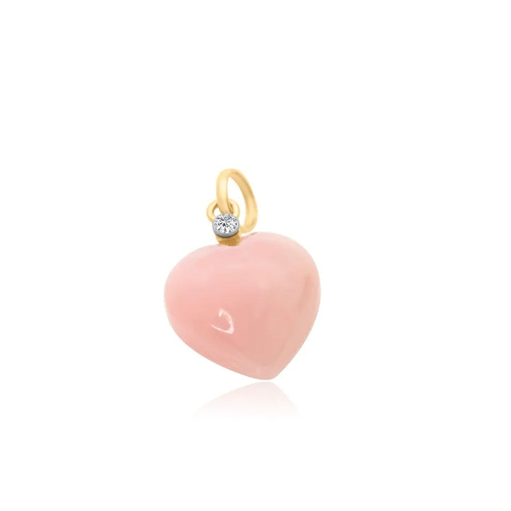 Gem Drop Diamond Heart Charm