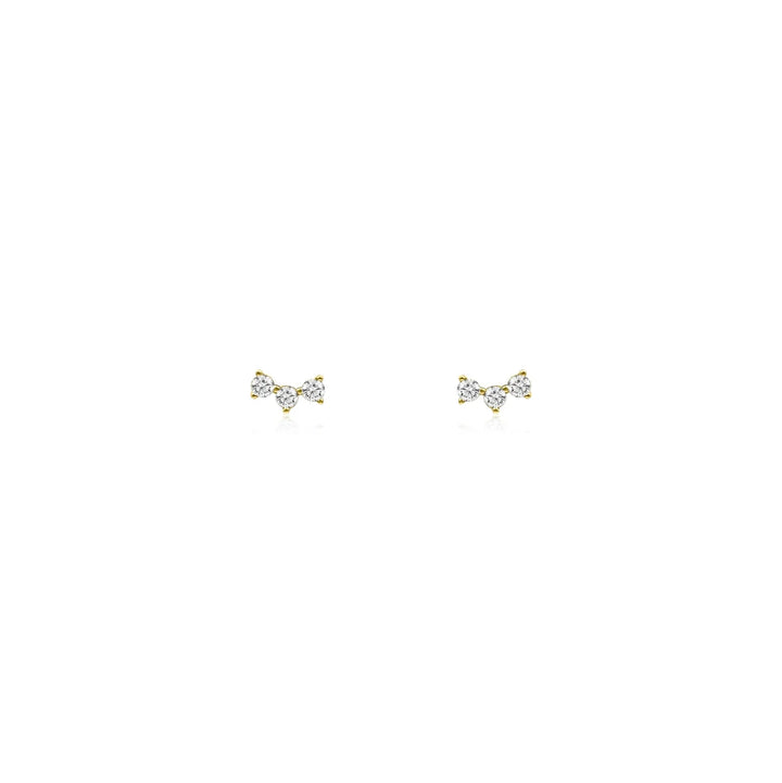 Diamond Trio Studs