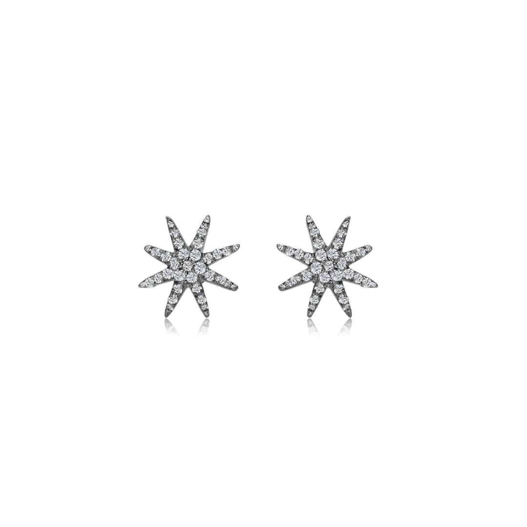 Diamond Starburst Studs