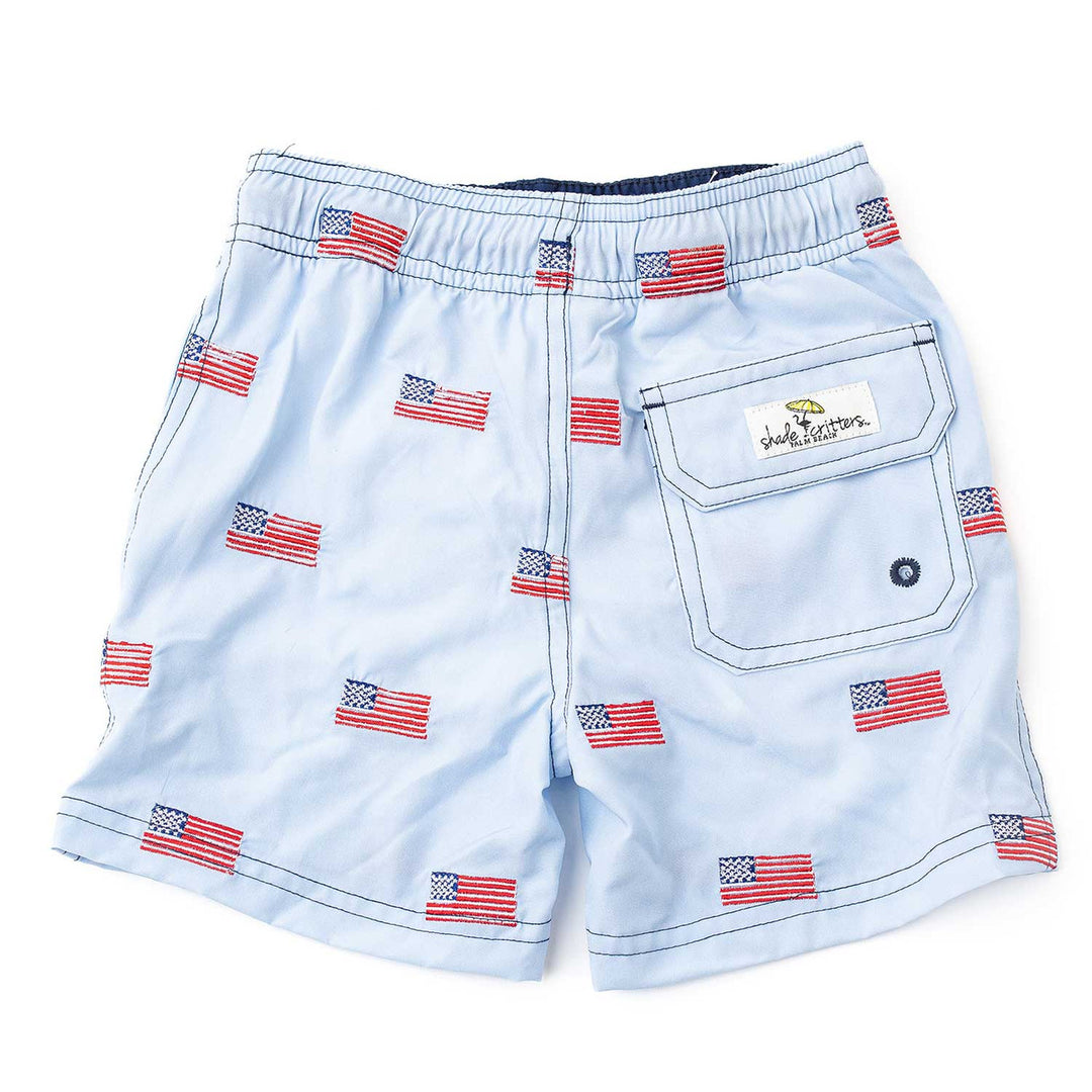 Americana Boys Swim Trunks