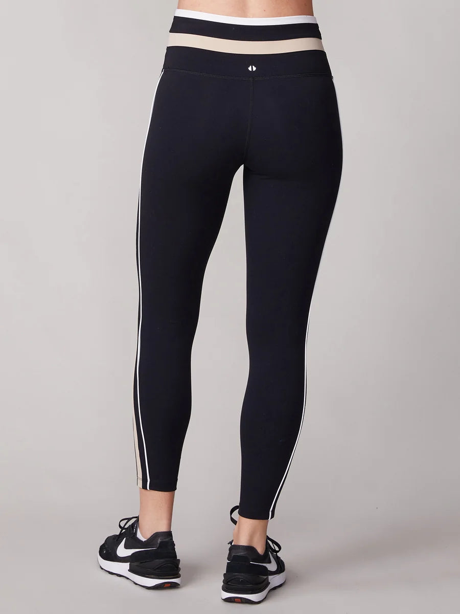 Color Blocked High Rise Racing Legging