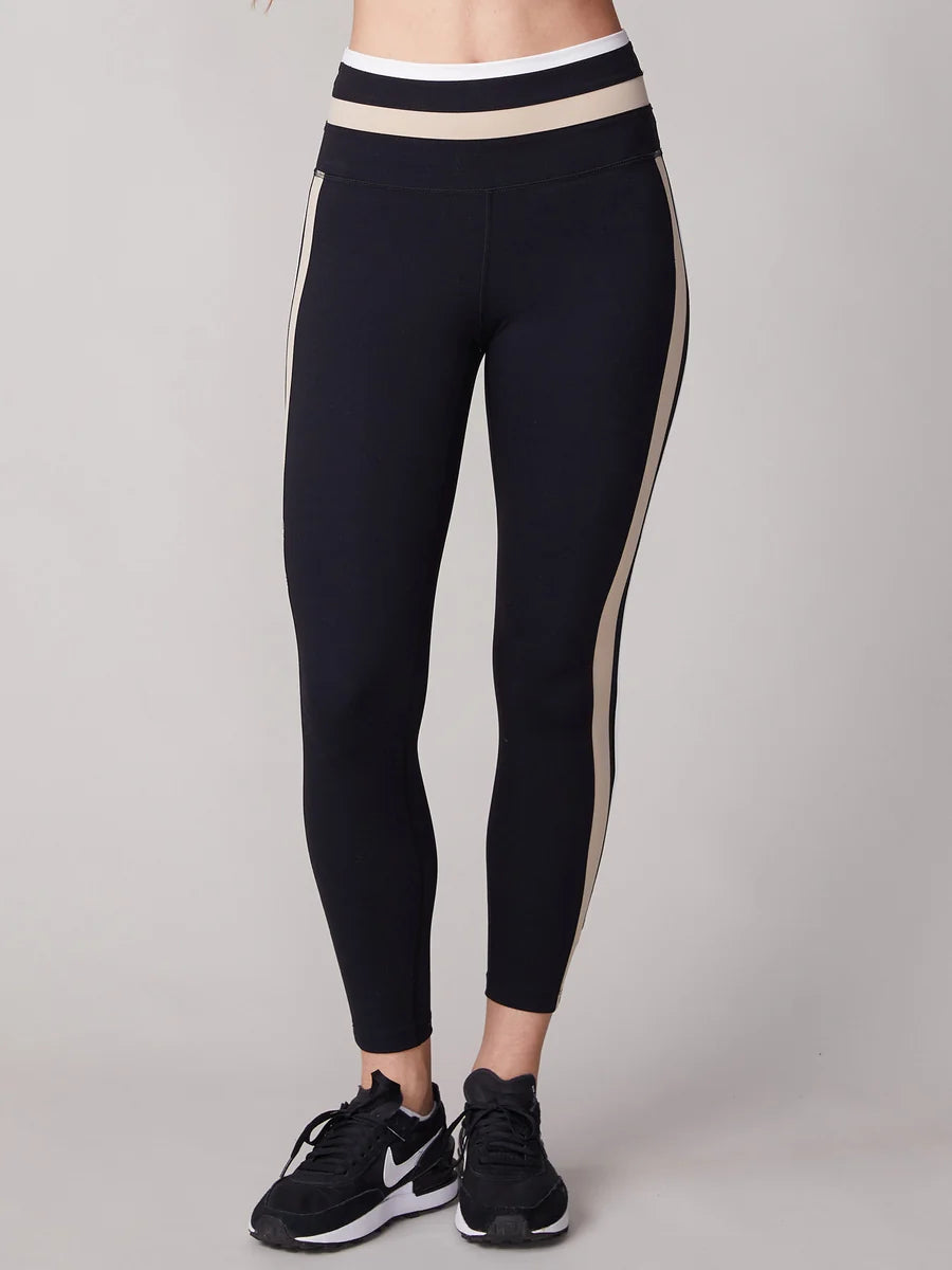 Color Blocked High Rise Racing Legging
