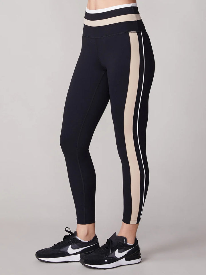 Color Blocked High Rise Racing Legging