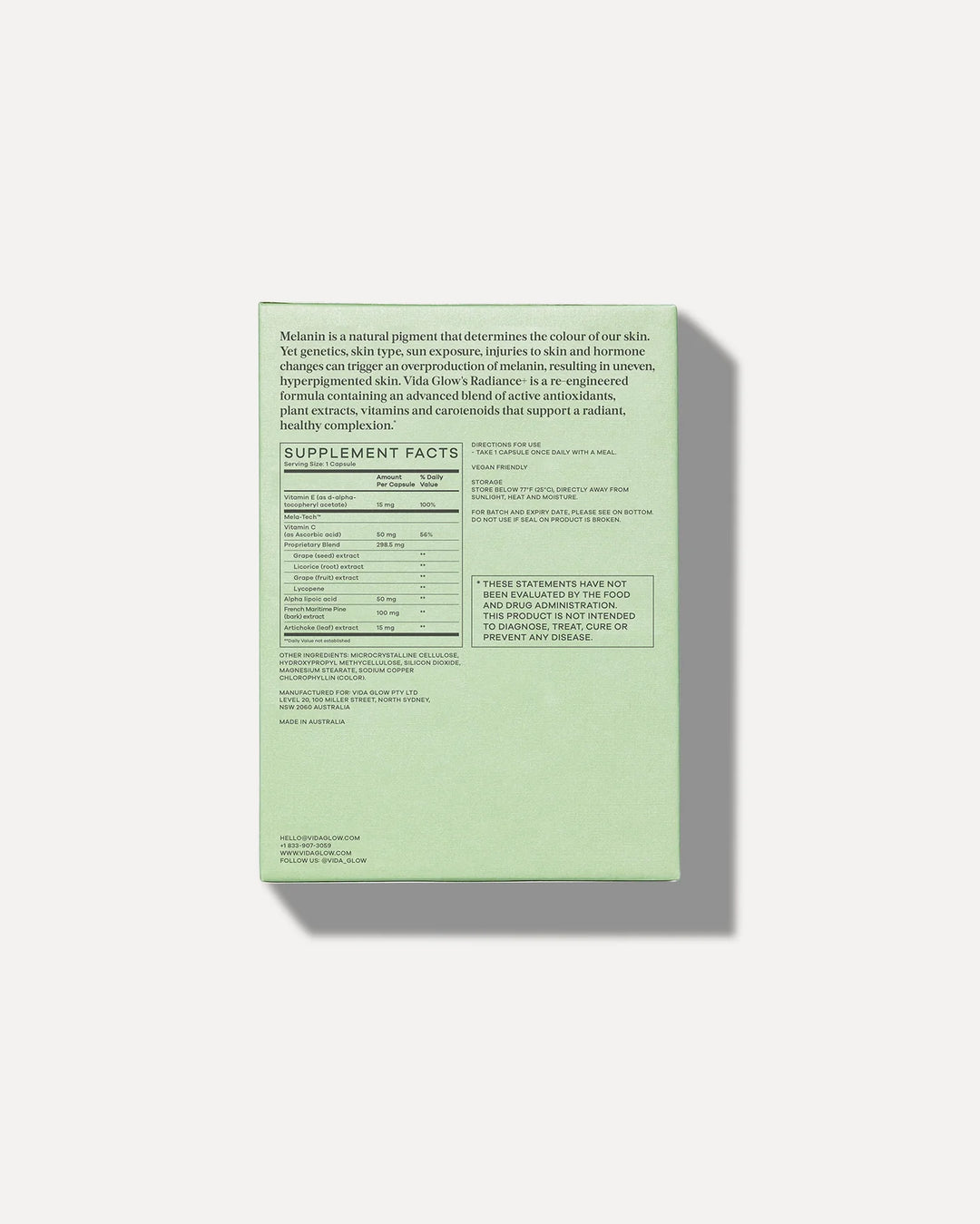 Radiance+ Capsules Radiant Skin Supplement