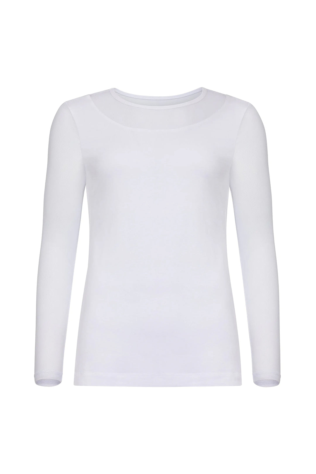 Kim Mesh-Sleeve Top