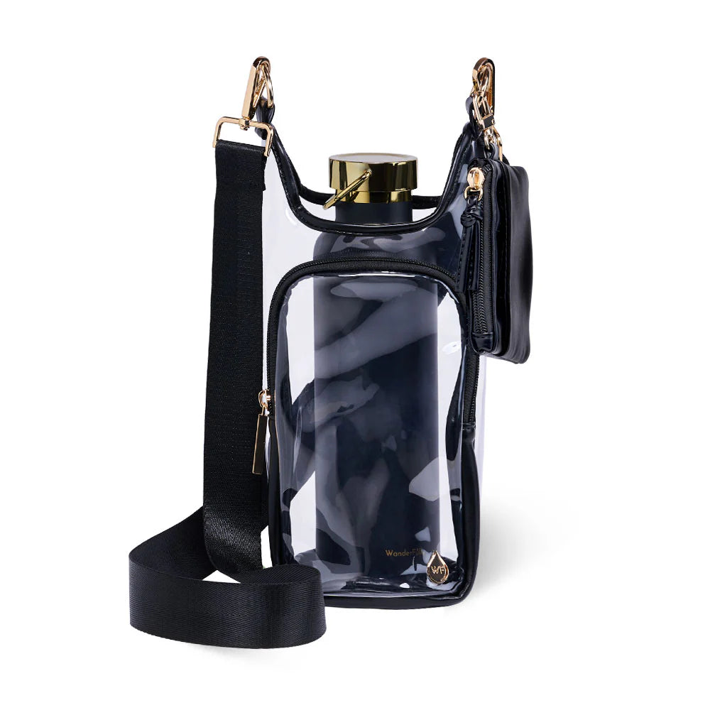 Clear HydroBag® Stadium with Black Trim
