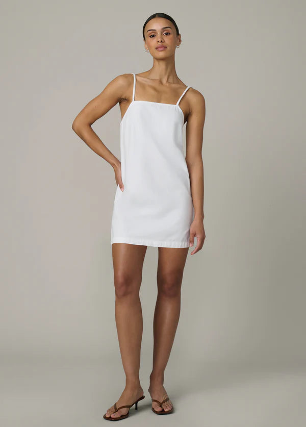 Clean Denim Shift Dress