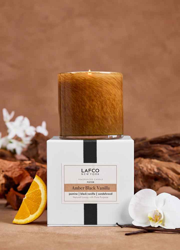 Amber Black Vanilla Candle