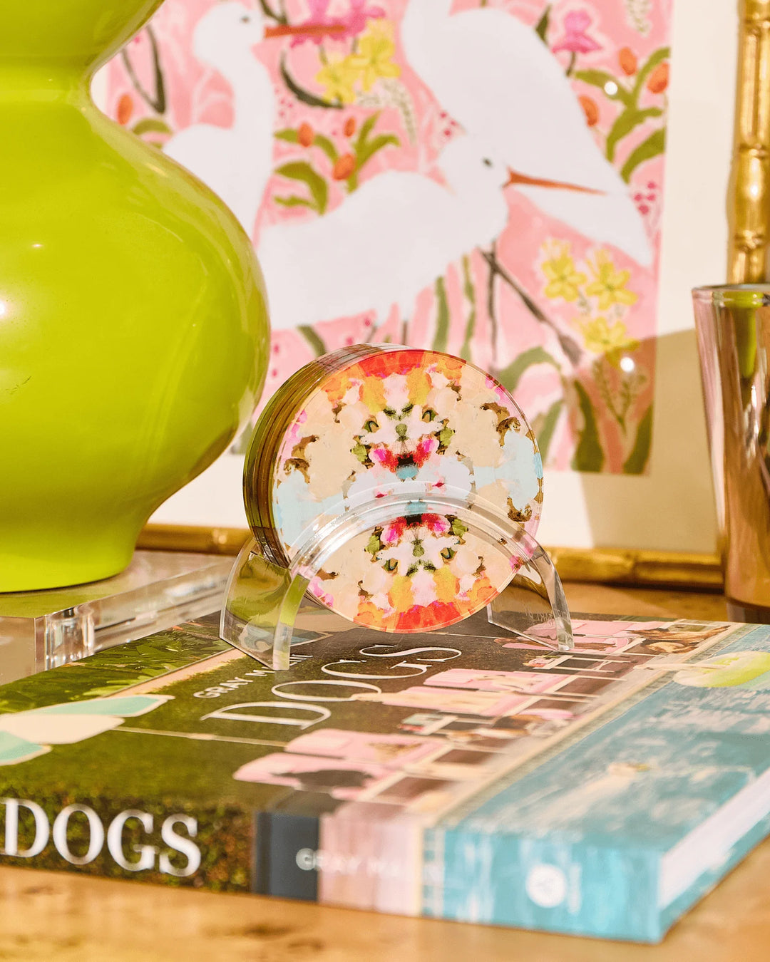 Amber Fresco Coasters