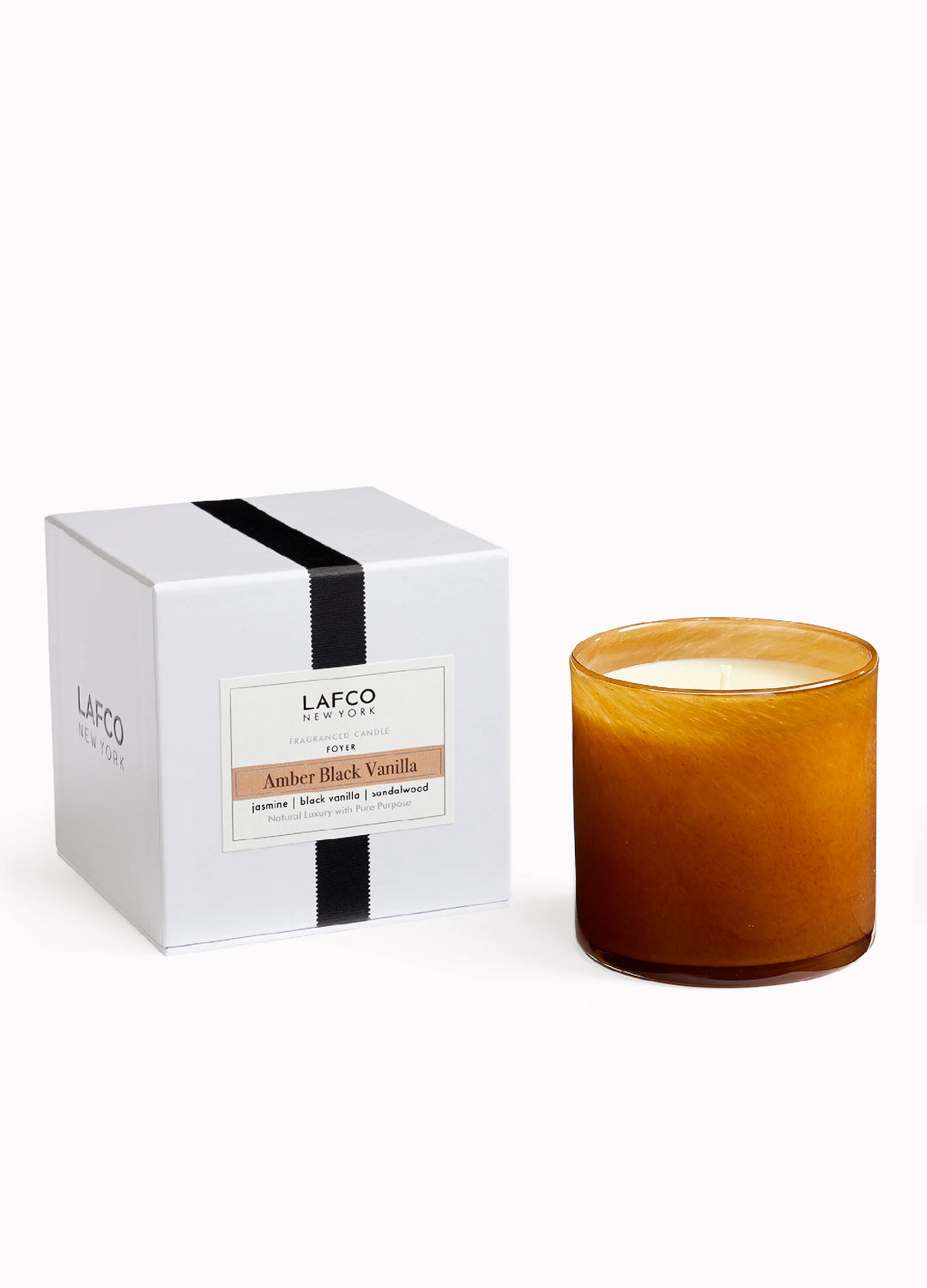 Amber Black Vanilla Candle