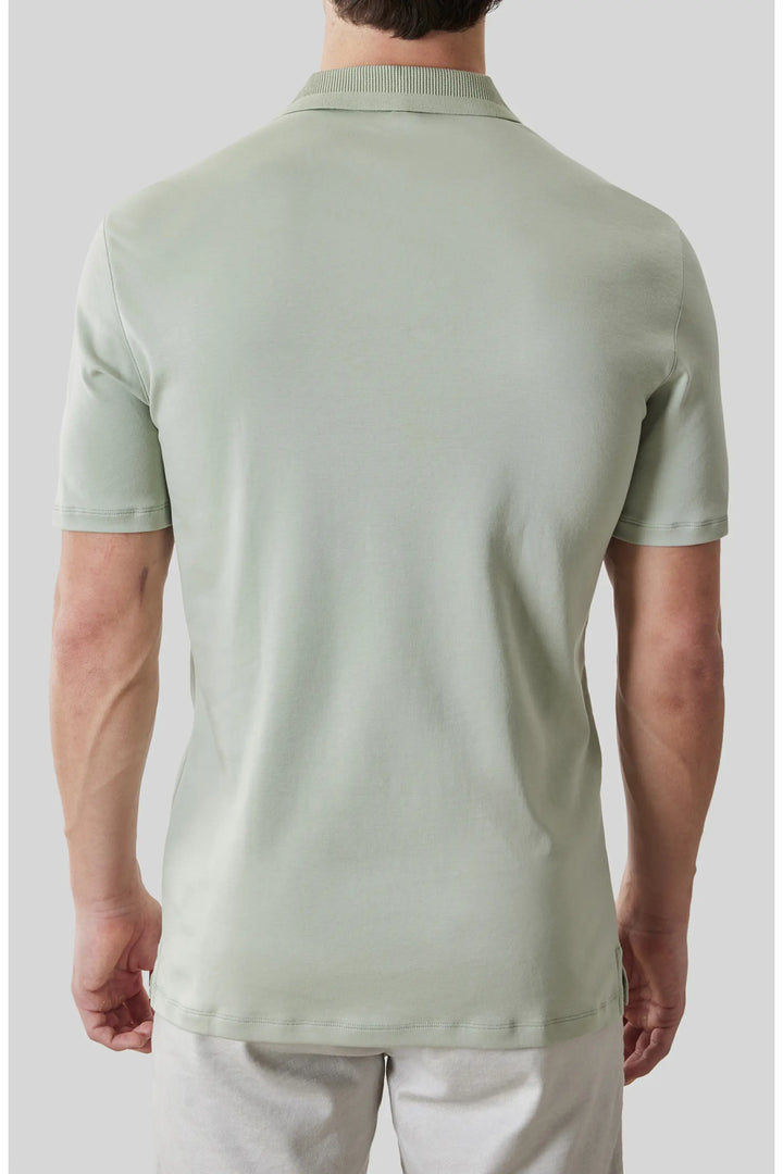 The Barakett Textured Collar Polo
