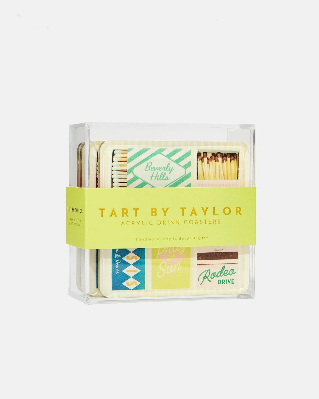 California Matchbook Coasters