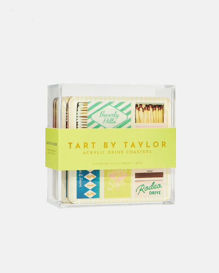 California Matchbook Coasters