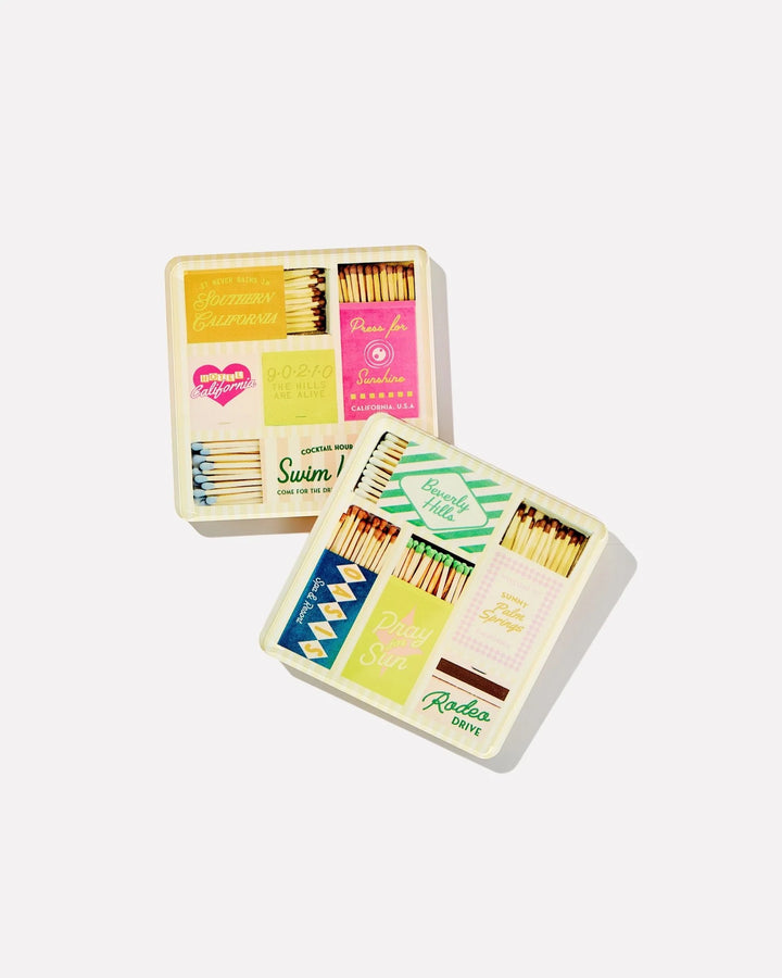 California Matchbook Coasters