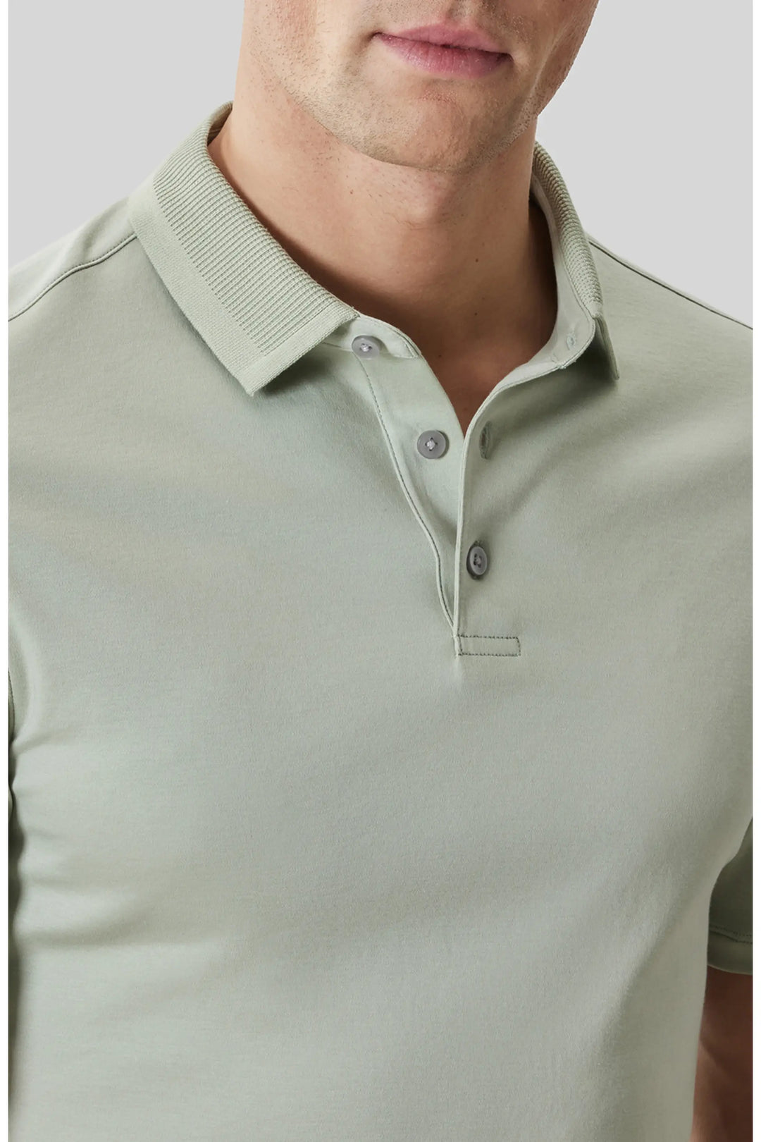 The Barakett Textured Collar Polo