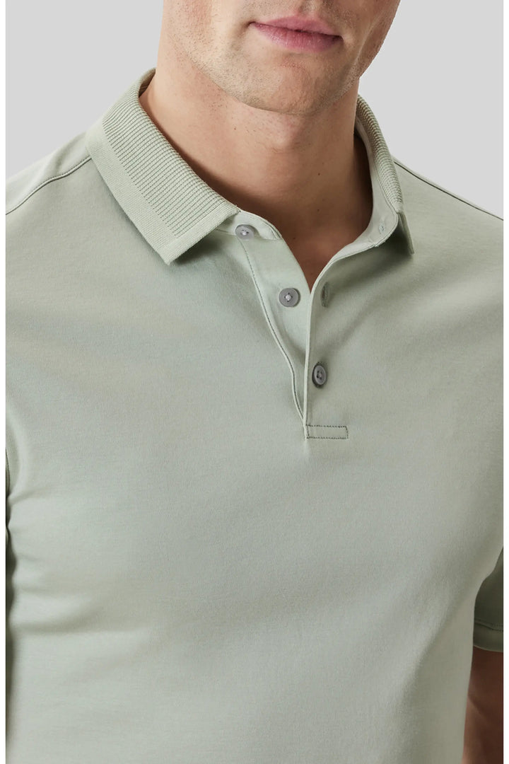The Barakett Textured Collar Polo